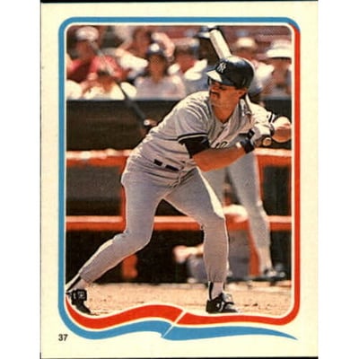 1985 Fleer Star Stickers #37 Don Mattingly