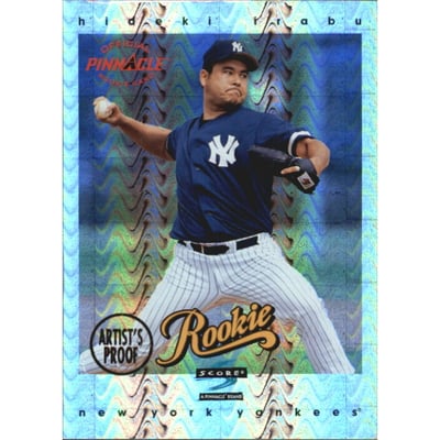 1997 Score Showcase Series Artist's Proofs #551 Hideki Irabu