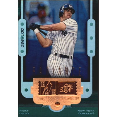 1999 SPx Finite Radiance #110 Ricky Ledee