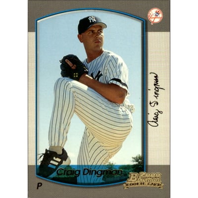 2000 Bowman Gold #185 Craig Dingman