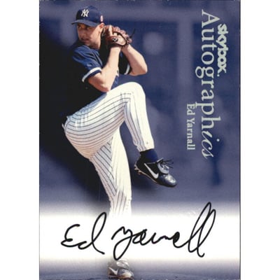 2000 SkyBox Autographics #NNO Ed Yarnall