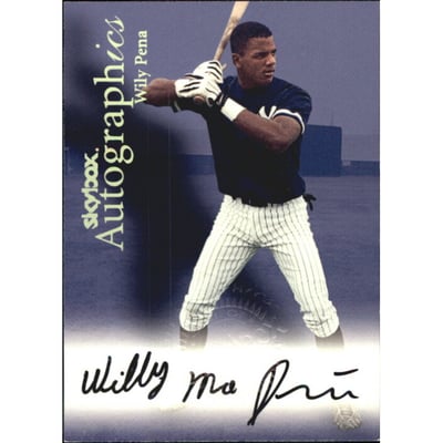 2000 SkyBox Autographics #NNO Wily Pena