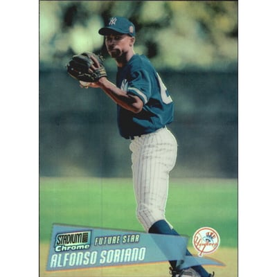 2000 Stadium Club Chrome Preview Refractors #SCC19 Alfonso Soriano