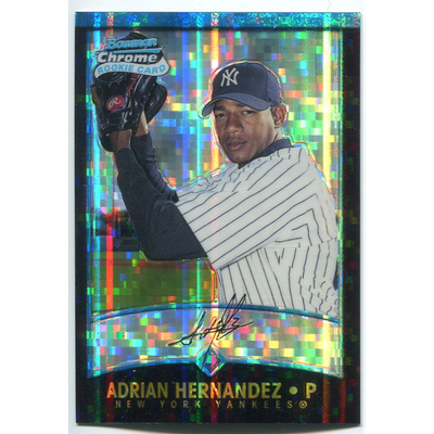 2001 Bowman Chrome X-Fractors #126 Adrian Hernandez