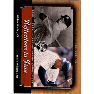 2001 Upper Deck Legends Reflections in Time #R1 B.Williams/M.Mantle