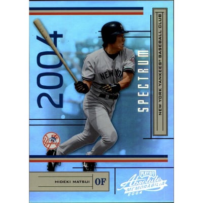 2004 Absolute Memorabilia Spectrum Silver #141 Hideki Matsui