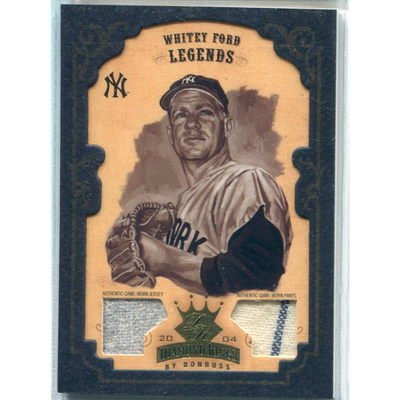 2004 Diamond Kings DK Materials Framed Gold Sepia #168 W.Ford LGD Jsy-Pants/5