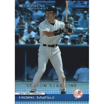 2004 Donruss Stat Line Season #153 Hideki Matsui/106