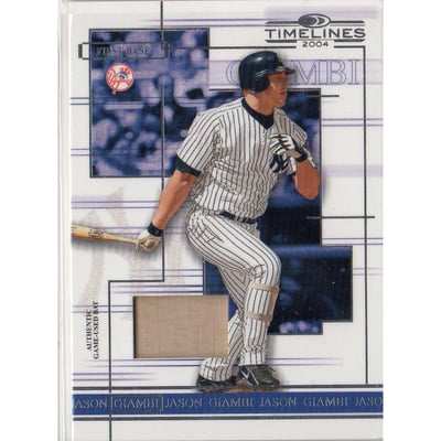 2004 Donruss Timelines Material #23 Jason Giambi Bat