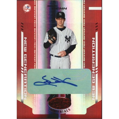 2004 Leaf Certified Materials Mirror Autograph Red #268 Sean Henn NG/200