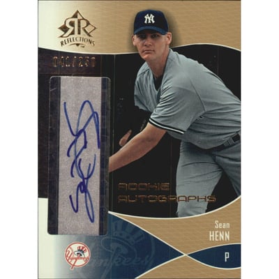 2004 Reflections Gold #128 Sean Henn AU