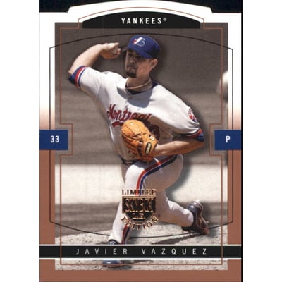 2004 SkyBox LE Photographer Proof #103 Javier Vazquez