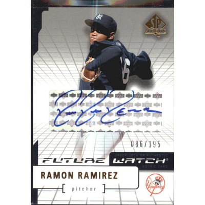 2004 SP Authentic Future Watch Autograph 195 #179 Ramon Ramirez FW