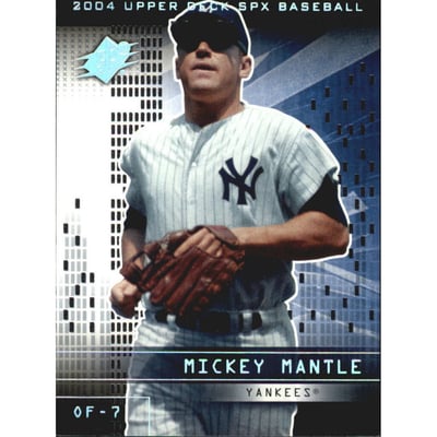 2004 SPx #105 Mickey Mantle LGD