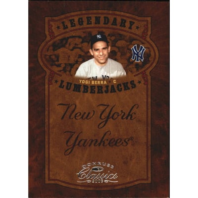 2005 Donruss Classics Legendary Lumberjacks #50 Yogi Berra