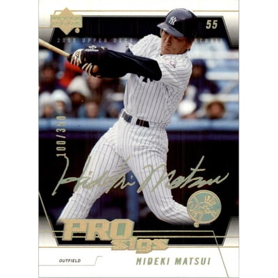2005 Upper Deck Pro Sigs Gold #59 Hideki Matsui