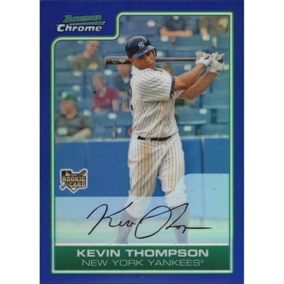 2006 Bowman Chrome Draft Blue Refractors #31 Kevin Thompson