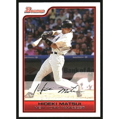 2006 Bowman White #80 Hideki Matsui