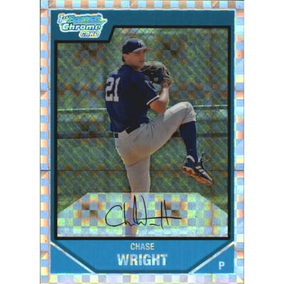 2007 Bowman Chrome Prospects X-Fractors #BC36 Chase Wright