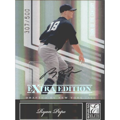 2007 Donruss Elite Extra Edition Signature Turn of the Century #37 Ryan Pope/500