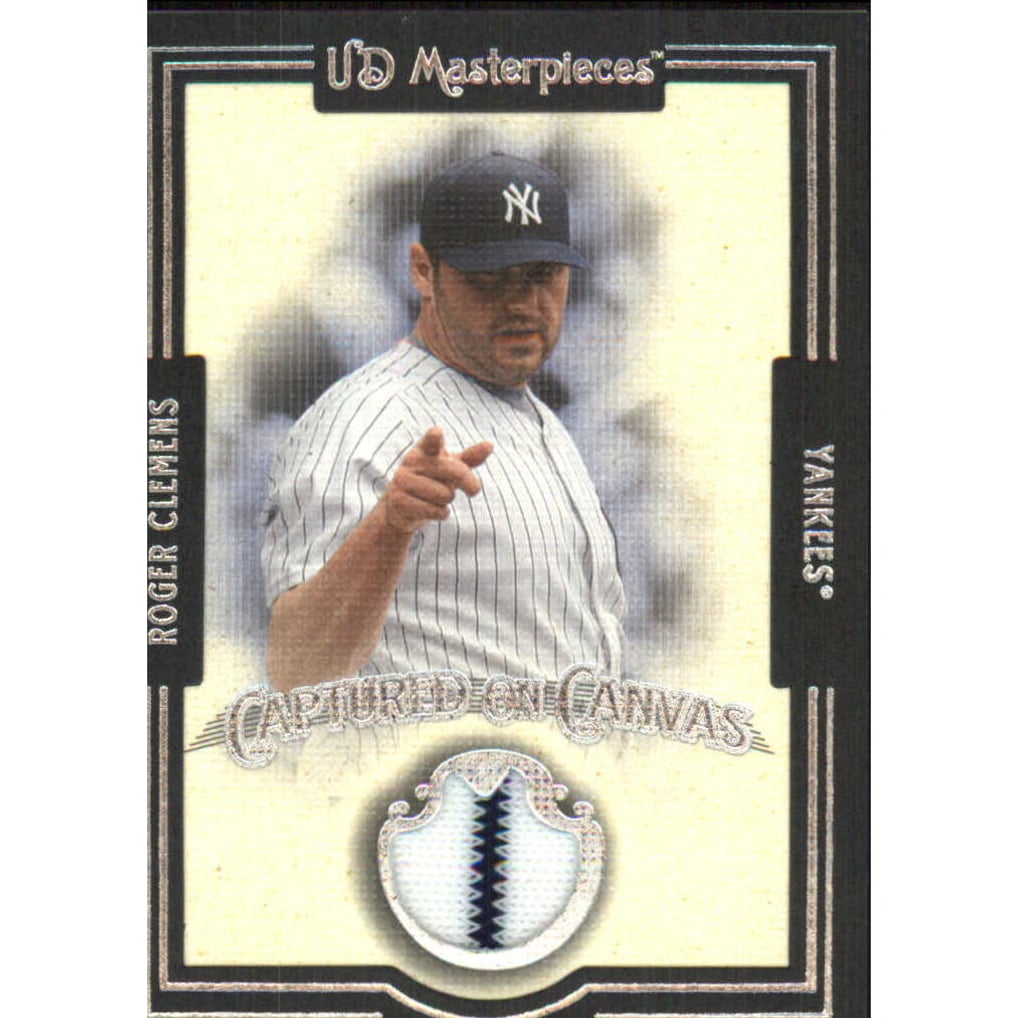 2007 UD Masterpieces Captured on Canvas #RC Roger Clemens