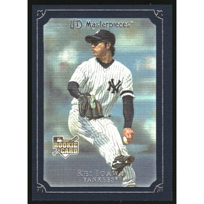 2007 UD Masterpieces Deep Blue Linen #28 Kei Igawa