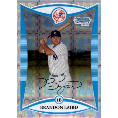 2008 Bowman Chrome Prospects X-Fractors #BCP225 Brandon Laird