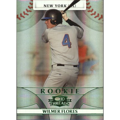 2008 Donruss Threads Century Proof Green #145 Wilmer Flores