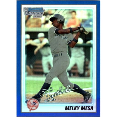 2010 Bowman Chrome Prospects Blue Refractors #BCP2 Melky Mesa