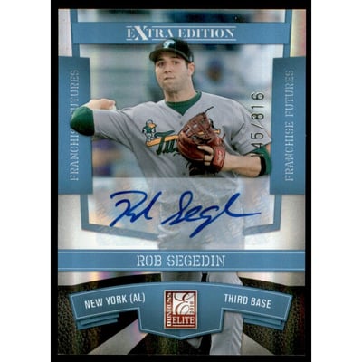 2010 Donruss Elite Extra Edition Franchise Futures Signatures #40 Rob Segedin/816