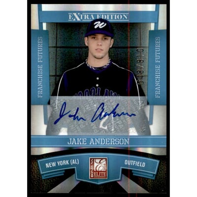 2010 Donruss Elite Extra Edition Franchise Futures Signatures #73 Jake Anderson/810