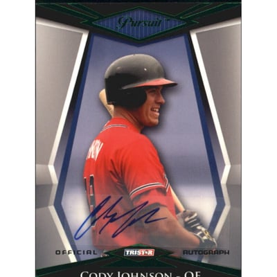 2011 TRISTAR Pursuit Autographs Green #83 Cody Johnson