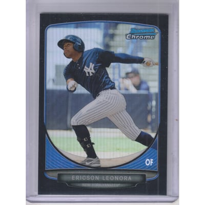 2013 Bowman Chrome Prospects Black Refractors #BCP93 Ericson Leonora