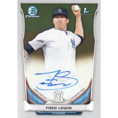 2014 Bowman Chrome Prospect Autographs #BCAPFL Fred Lewis