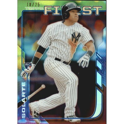 2014 Finest Red Refractors #63 Yangervis Solarte