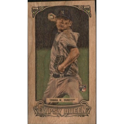 2014 Topps Gypsy Queen Mini Wood #346 Masahiro Tanaka