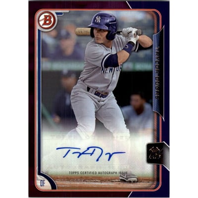 2015 Bowman Prospects Autographs Purple #PATD Taylor Dugas