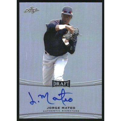 2015 Leaf Metal Draft #BAJM1 Jorge Mateo