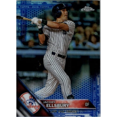 2016 Topps Chrome Blue Refractors #23 Jacoby Ellsbury