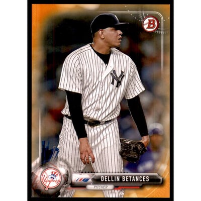 2017 Bowman Orange #72 Dellin Betances