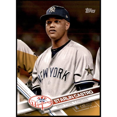2017 Topps Update 5x7 Gold #US236 Starlin Castro