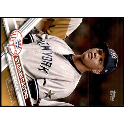 2017 Topps Update 5x7 Gold #US236 Starlin Castro