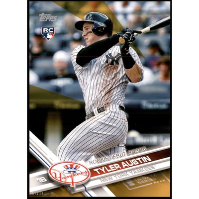 2017 Topps Update 5x7 Gold #US259 Tyler Austin