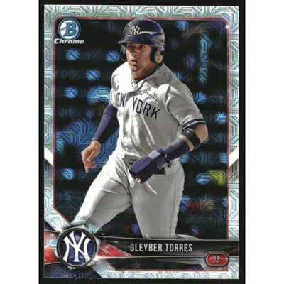 2018 Bowman Chrome Mega Box Prospects Refractors #BCP100 Gleyber Torres