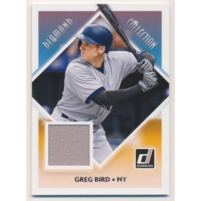 2018 Donruss Diamond Collection Memorabilia #DCGB Greg Bird