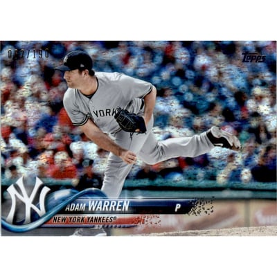 2018 Topps Factory Set Foilboard #402 Adam Warren