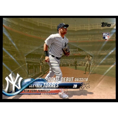 2018 Topps Update Gold #US191 Gleyber Torres RD
