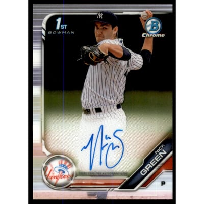 2019 Bowman Chrome Prospect Autographs #CPANG Nick Green