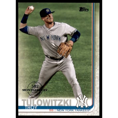 2019 Topps Factory Set 582 Montgomery #622 Troy Tulowitzki