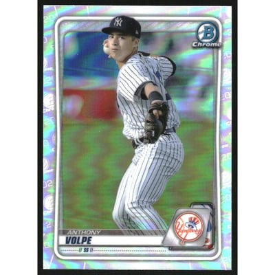 2020 Bowman Chrome Draft Refractors #BD178 Anthony Volpe